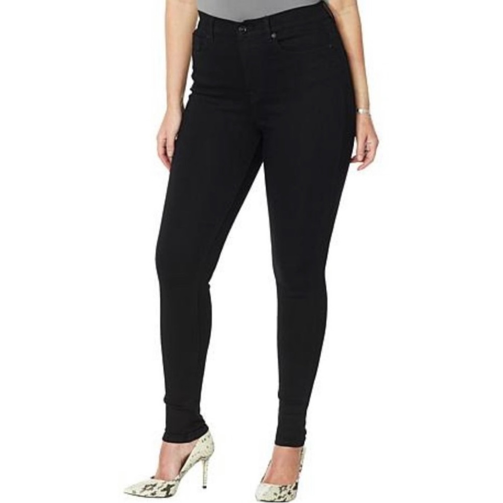 DG2 by Diane Gilman Virtual Stretch Ultra Skinny Jean - Black, Plus Size